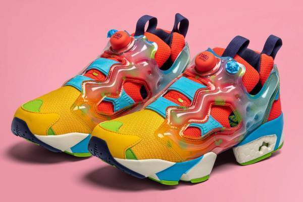 リーボック×ジェリーベリー、ジェリービーンズを表現した「インスタポンプフューリー」や「クラブ シー」