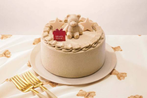 ジェラート ピケ 2021年クリスマス向け“ブラウンベア”のキャラメルケーキ、全国セブン‐イレブンで