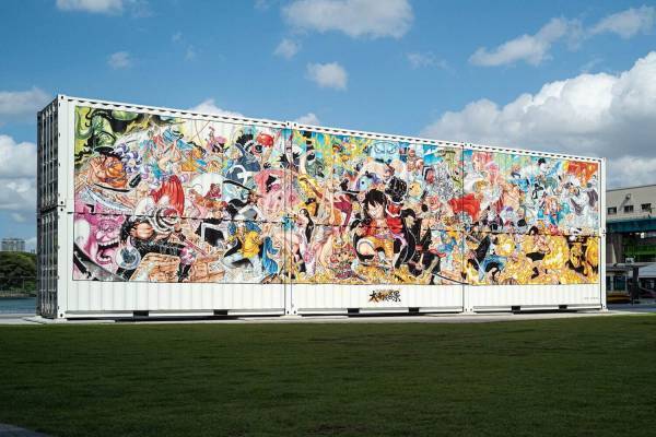 『ONE PIECE』100巻記念、巨大展示「超巨“大海賊百景”」＆「100巻立ち読み図書館」竹芝で