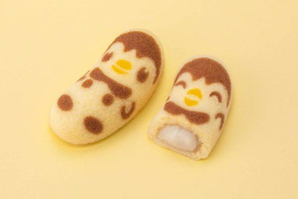 「ポッチャマ東京ばな奈」ポッチャマ柄スポンジケーキ×バナナカスタードクリーム、全国のセブンで発売