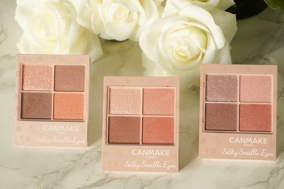 キャンメイク21年秋コスメ、「シルキースフレアイズ」のマットタイプ＆宝石のようなネイルカラー