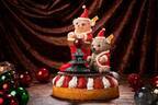 シュタイフ“テディベア”がブーツから顔を出すクリスマスケーキ、ザ・プリンスギャラリー 東京紀尾井町で