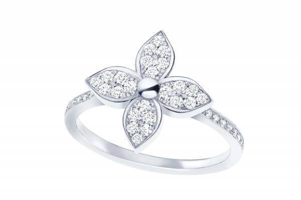 ルイ・ヴィトンのお守りジュエリー「スター ブロッサム」ホワイトゴールド×ダイヤモンドの新作