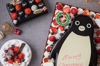 ホテルメトロポリタン「Suicaのペンギン」クリスマスケーキ、ショコラ＆マロンクリームをサンド