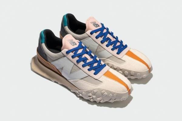 ニューバランスのスニーカー「XC-72」マルチカラーの新色2型、3モデルを融合した左右非対称デザイン