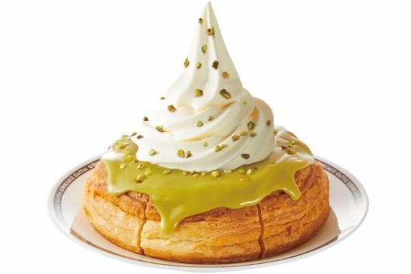 コメダ珈琲店「シロノワール ぜいたくピスタチオ」濃厚ローストピスタチオソース＆さっぱりソフトクリーム