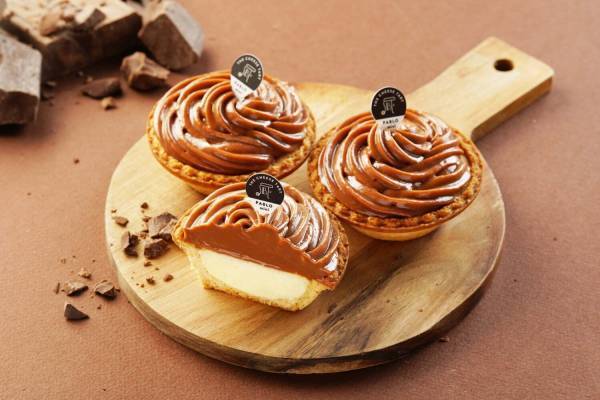 パブロミニ新作チーズタルト「たっぷりミルクチョコ」風味豊かなチョコクリーム×クリームチーズ