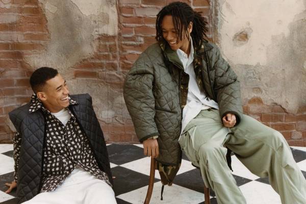 ラベンハム×ビームス、初の別注キルティングアウター - オーバーサイズのステンカラーコート＆ジレなど