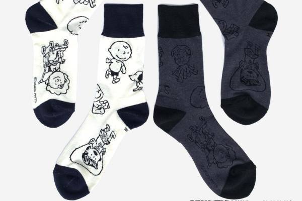 シックストックス、スヌーピーなど「ピーナッツ」キャラ初登場シーンのコラボソックス