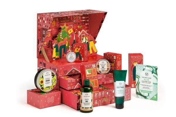 ザボディショップ21年クリスマスコフレ、日本初アドベントカレンダーやフルーツの香りのボディケアコフレ