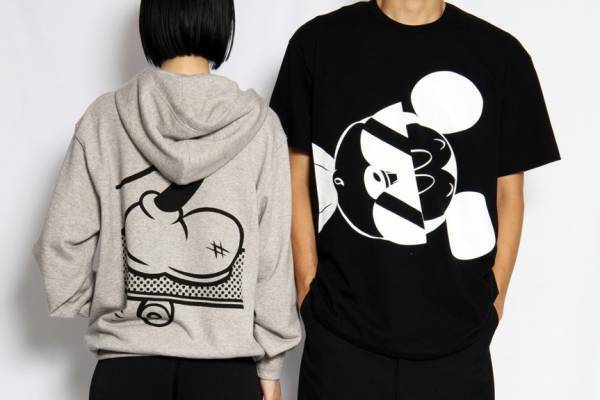 コム デ ギャルソンの「CDG」とディズニーによる“ミッキーマウス２のTシャツ＆パーカー