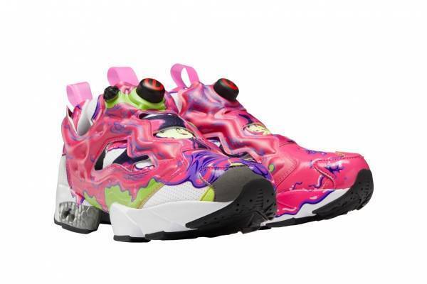 リーボック×『ゴーストバスターズ』暗闇で光る“半透明”シューズやスライム着想インスタポンプフューリー