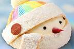 伊勢丹新宿店の2021年クリスマスケーキ、“虹色”帽子のスノーマンケーキ＆もこもこ雲のムースケーキ