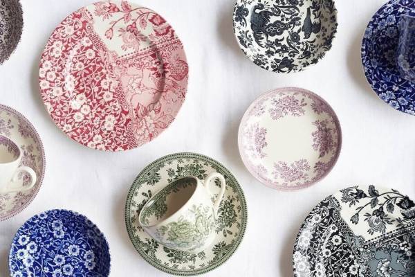 アフタヌーンティー・リビングで英国陶磁器バーレイの食器が発売、日本未展開のアーカイブ柄も