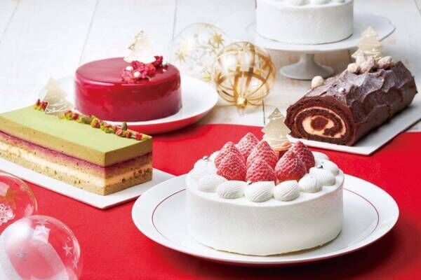 パティスリー キハチのクリスマスケーキ2021、“ベリー尽くし”の真っ赤なケーキなど