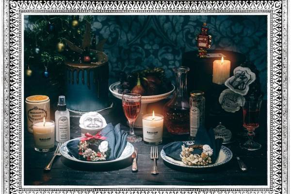 バロン2021年クリスマス限定アロマ、“森の中で飲むホットワイン”香るキャンドルなど