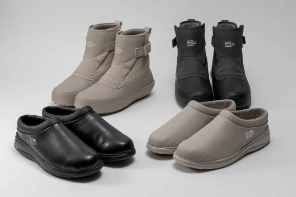 ムーンスター「エイトテンス」新作シューズ、フリース素材スリッポン＆軽量防水ソールのブーツ