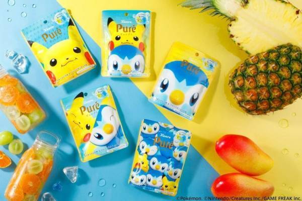 「ピュレグミポケモン ピカチュウ＆ポッチャマ」初登場ポッチャマ型グミ＆ピカチュウ型グミのアソート