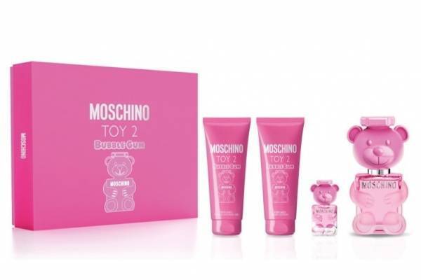 モスキーノの2021年クリスマスコフレ、“バブルガム”香るフレグランス＆ボディケアセット