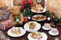 Q-pot CAFE.のクリスマス、“スノーマン＆テディベア”のスイーツプレートやアフタヌーンティー