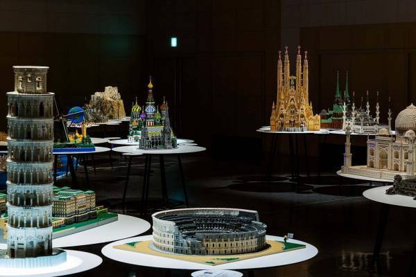 “レゴブロック”で作る世界遺産のアート展、大阪・心斎橋パルコで - 縄文杉やエッフェル塔など再現
