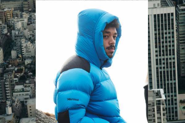 ソフネット × マーモット“スコーピオン”刺繍入りダウンジャケットやフリース