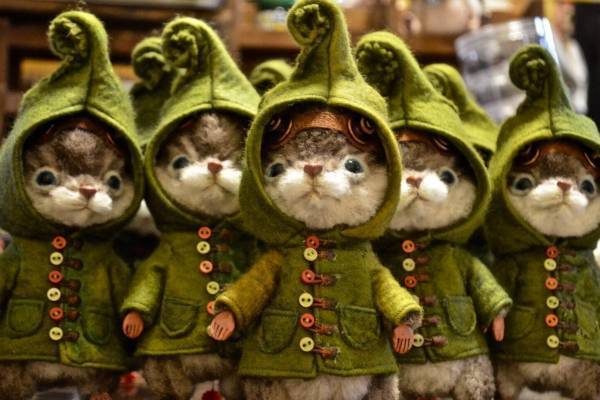 コボリサヤカの人気ぬいぐるみがラフォーレ原宿に、まるで童話の世界から飛び出したような猫やリス