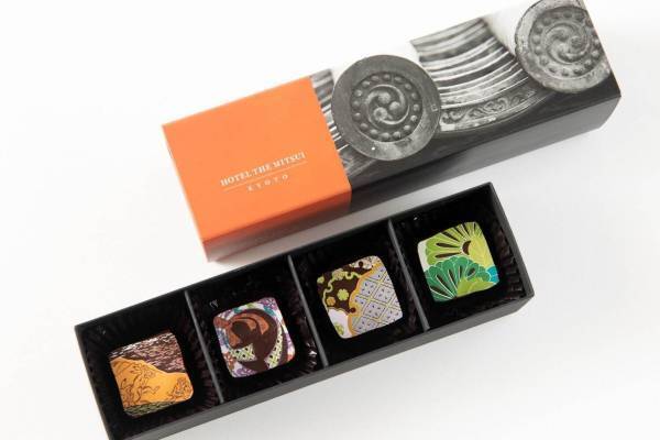 ホテル ザ ミツイ キョウト内に「ザ・ショップ」オープン、“八つ橋やほうじ茶味”の京友禅柄チョコなど