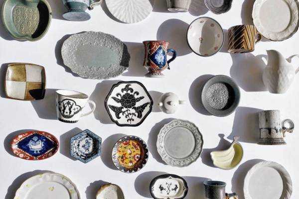 銀座 蔦屋書店で秋の陶器フェア、自宅で楽しむアフタヌーンティーのための多彩な作品