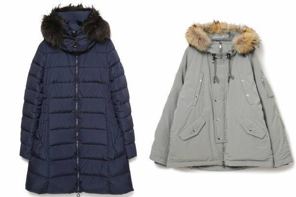 タトラス 2021秋冬ダウンジャケット、身体に沿うフィット感のレディースや米軍N-3B風メンズなど