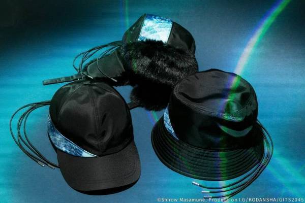 CA4LA×アニメ「攻殻機動隊 SAC_2045」電脳化した人間のコード付きハットやキャップ
