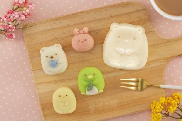 すみっコぐらしの新作和菓子、メープルや苺ミルク味 - “しろくま”のもちもちスイーツも