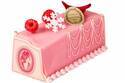 ラデュレ21年クリスマスケーキ、“ローズ×フランボワーズ”の華やかビュッシュ・ド・ノエル