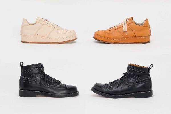 エンダースキーマの経年アイテム展示会「case study」恵比寿で、過去最多のレザーアイテムを展示