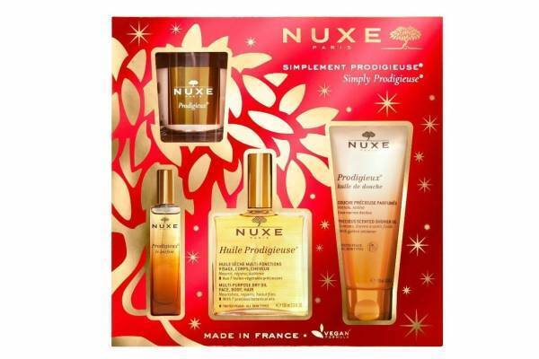 ニュクス2021年クリスマスコフレ、マルチ美容オイル“現品入り”コフレやミニ美容オイルセット