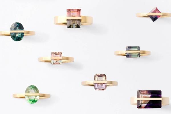 「バイカラー」天然石のリングやネックレス、日本のジュエリーブランド・ヤヌカの新作
