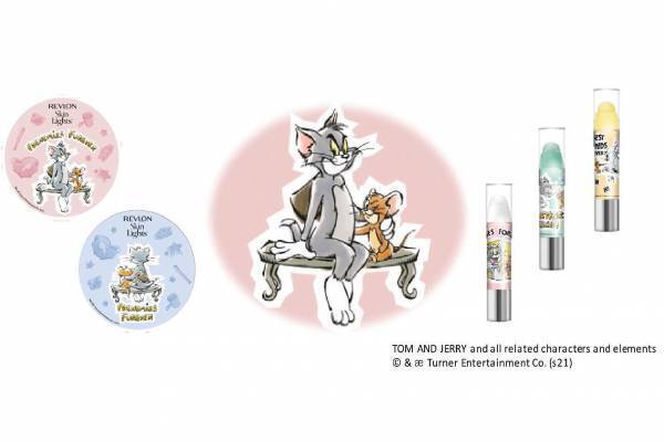 レブロン『トムとジェリー』限定リップクリーム“スウィート ユズ”の香りなど、フェイス パウダーも