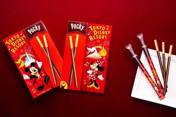 東京ディズニーリゾート限定「ポッキー」登場、“隠れミッキー”のプレッツェル＆長さ18cmで