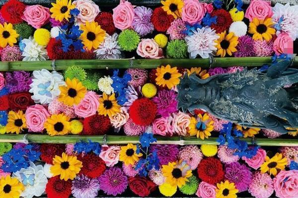 “竹取物語のモデル”京都・柳谷観音で「紅葉イベント」花手水や夜のライトアップ