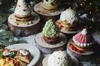 「J.S. パンケーキ カフェ」のクリスマス限定パンケーキ、店舗毎に異なる全9種類