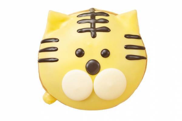 クリスピー・クリーム・ドーナツ22年の干支“寅”着想のプリンチョコドーナツ「トラ カスタード」