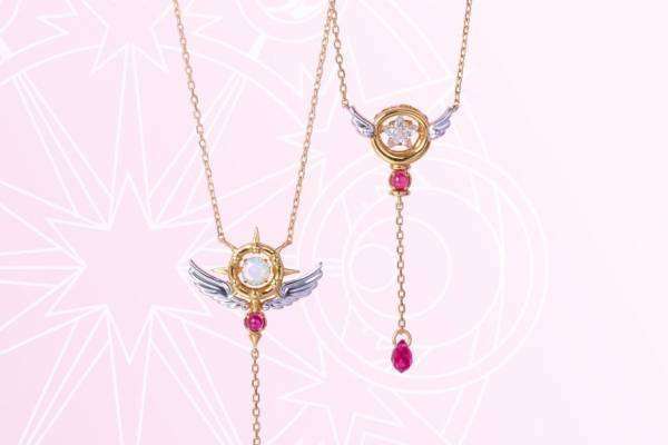 サマンサシルヴァ「カードキャプターさくら」ジュエリー、“夢の杖”や闇／光カードのネックレスなど