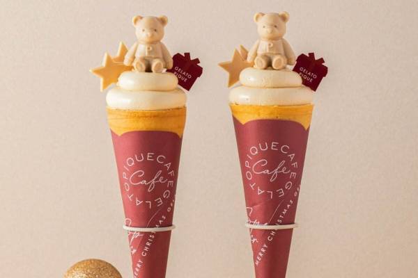 ジェラート ピケ カフェ2021年クリスマススイーツ「ピケベア」の濃厚キャラメルクレープ