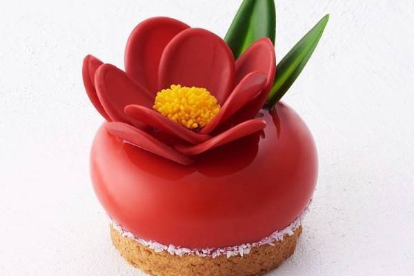 「ひびか」風情溢れる冬限定の“四季菓子”、寒椿や温州みかんのムース