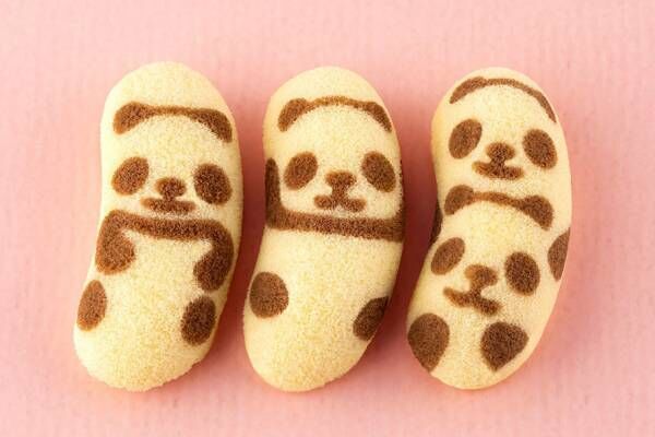 「東京ばな奈パンダ」“ふたごパンダ”など全6種、バナナヨーグルト風味×ふわふわスポンジケーキ
