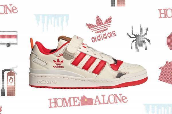 アディダス オリジナルス『ホーム・アローン』“熱戦トラップ”スニーカー、ロゴキーホルダー付き