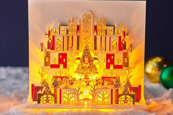 阪急うめだ本店「クリスマスマーケット2021」届いて、飾って嬉しいクリスマスカード1,000種が集結