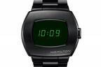 ハミルトン『マトリックス』着想の腕時計「ハミルトン PSR MTX」オールブラック×グリーンLCD