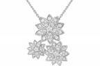 ヴァン クリーフ＆アーペル“蓮の花”モチーフの新作ジュエリー、煌めくホワイトダイヤモンドを装飾