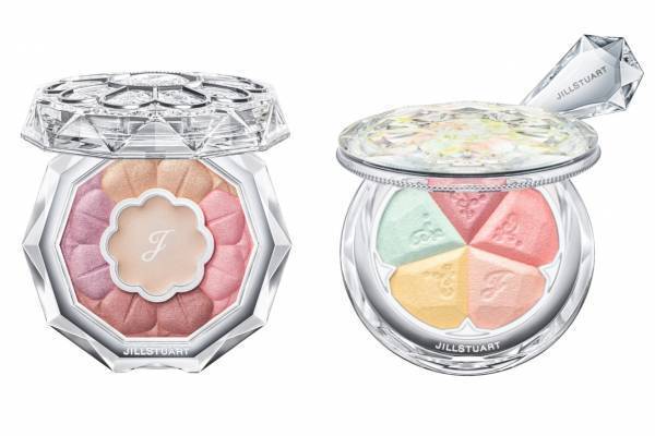 ジルスチュアート ビューティ2022年春コスメ、“透けた花びら”カラーの5色アイシャドウなど